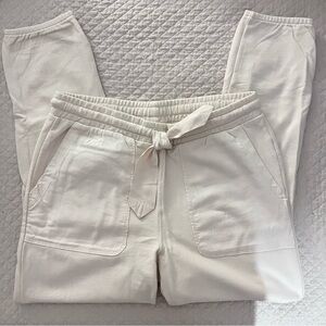 American Eagle Outfitters Cream Joggers